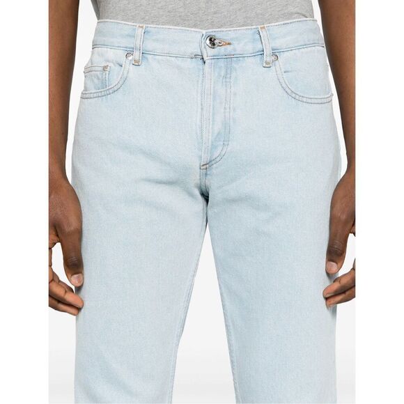 A.P.C. Petit New Standard Mid-Rise Straight-Leg Jeans Light Wash Size 29 Unisex - Picture 11 of 12